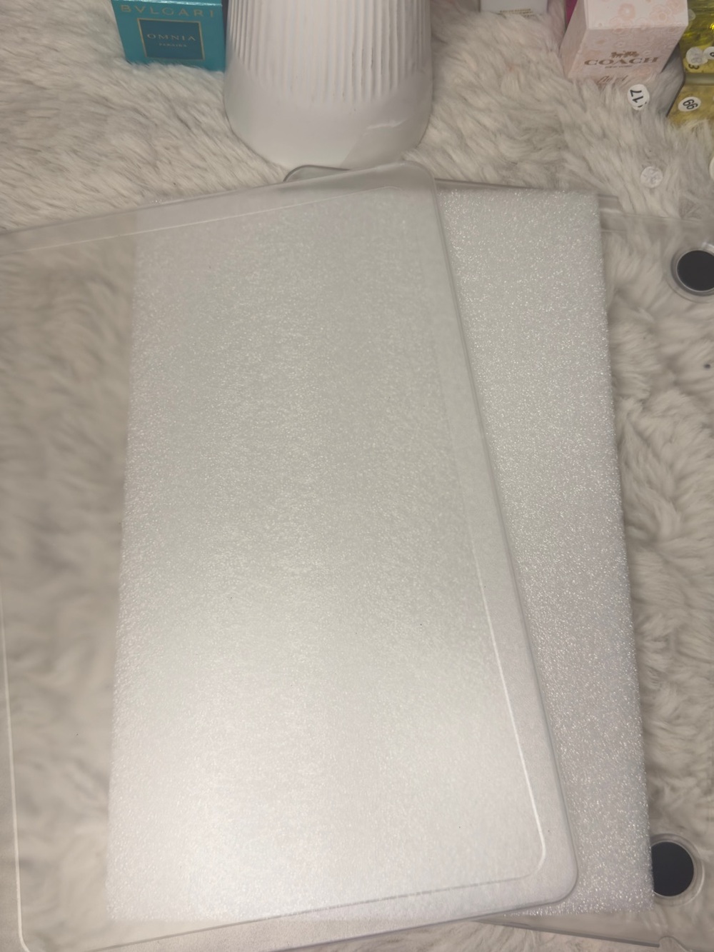 Clear White Tablet Screen Protector Cover - Unbranded
